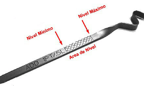 nivel de aceite correcto